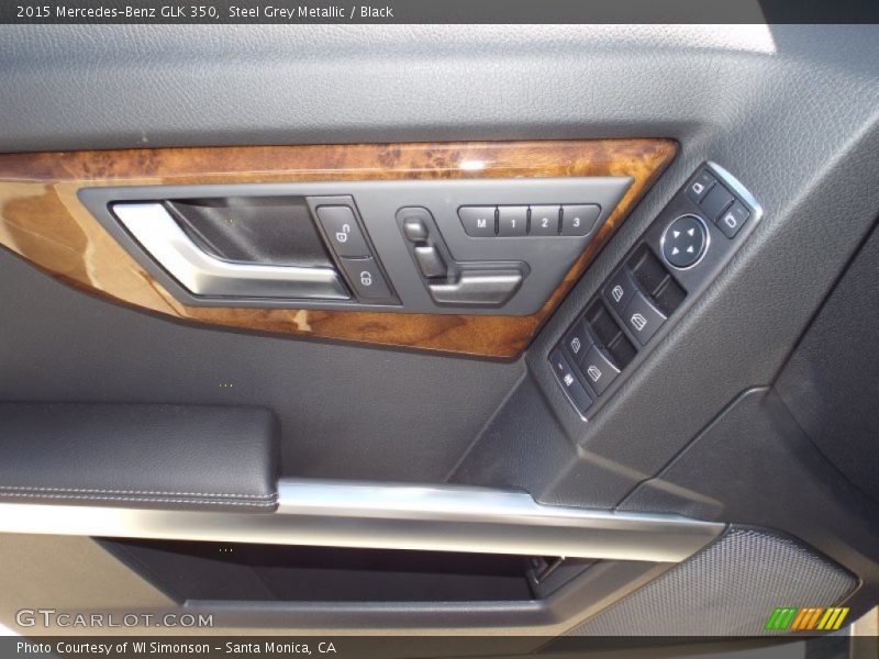 Steel Grey Metallic / Black 2015 Mercedes-Benz GLK 350