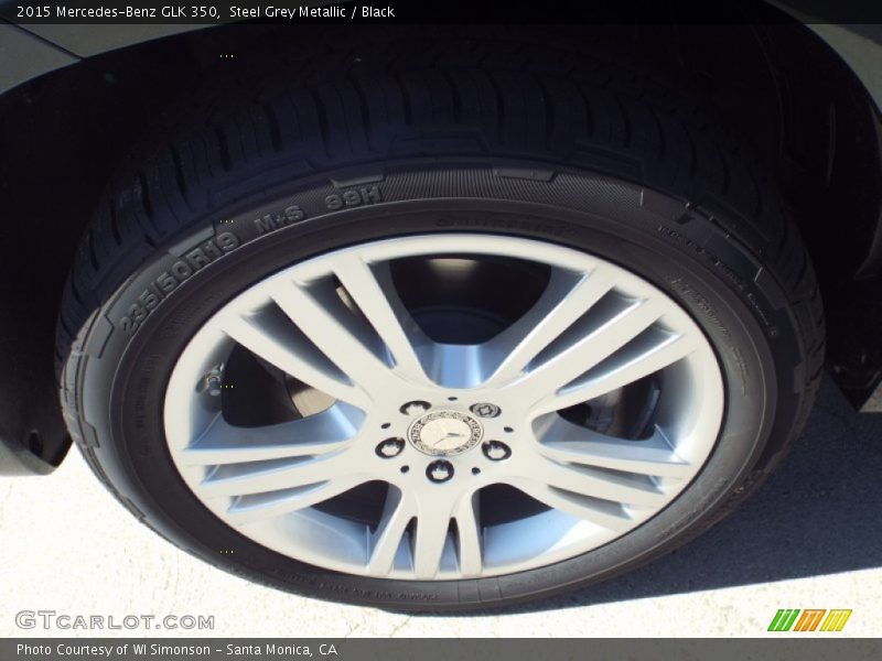 Steel Grey Metallic / Black 2015 Mercedes-Benz GLK 350