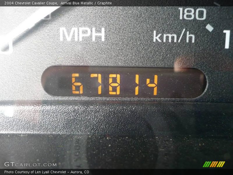 Arrival Blue Metallic / Graphite 2004 Chevrolet Cavalier Coupe