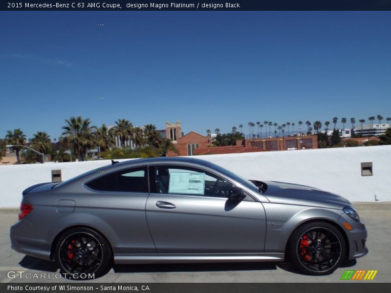 designo Magno Platinum / designo Black 2015 Mercedes-Benz C 63 AMG Coupe