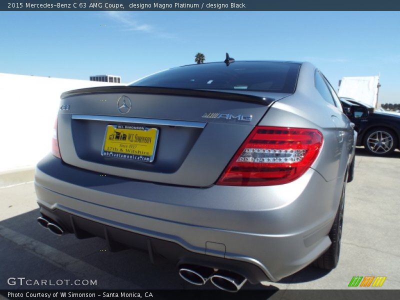 designo Magno Platinum / designo Black 2015 Mercedes-Benz C 63 AMG Coupe