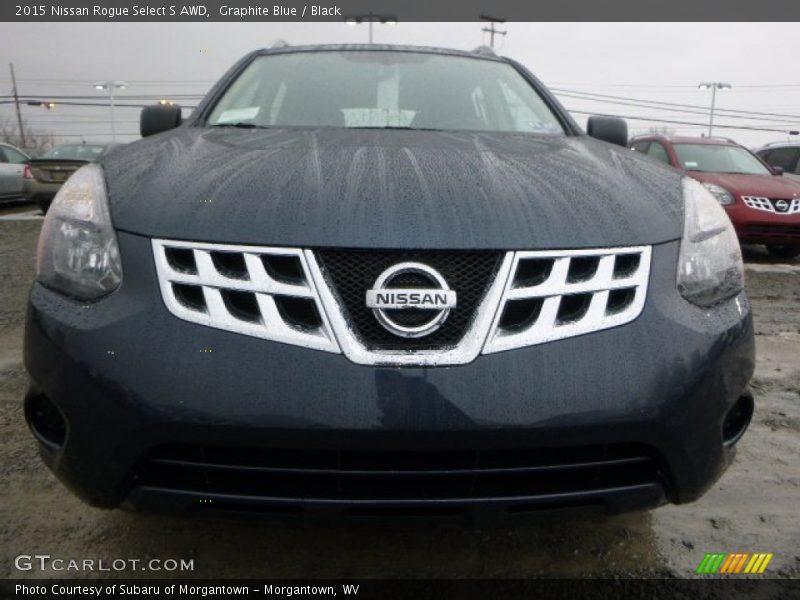 Graphite Blue / Black 2015 Nissan Rogue Select S AWD