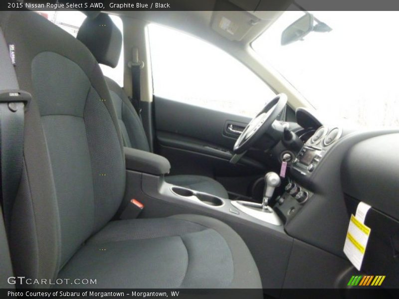 Graphite Blue / Black 2015 Nissan Rogue Select S AWD