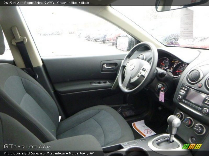 Graphite Blue / Black 2015 Nissan Rogue Select S AWD