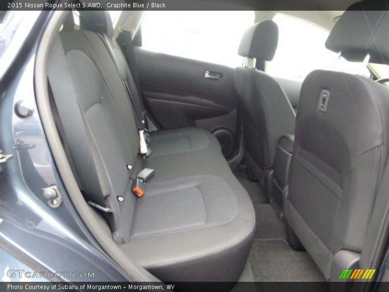 Graphite Blue / Black 2015 Nissan Rogue Select S AWD