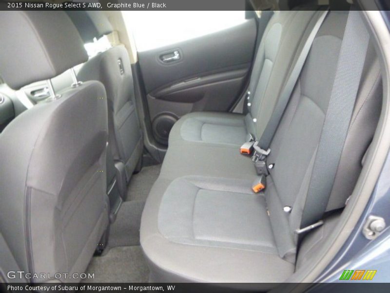 Graphite Blue / Black 2015 Nissan Rogue Select S AWD