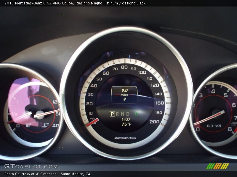 designo Magno Platinum / designo Black 2015 Mercedes-Benz C 63 AMG Coupe