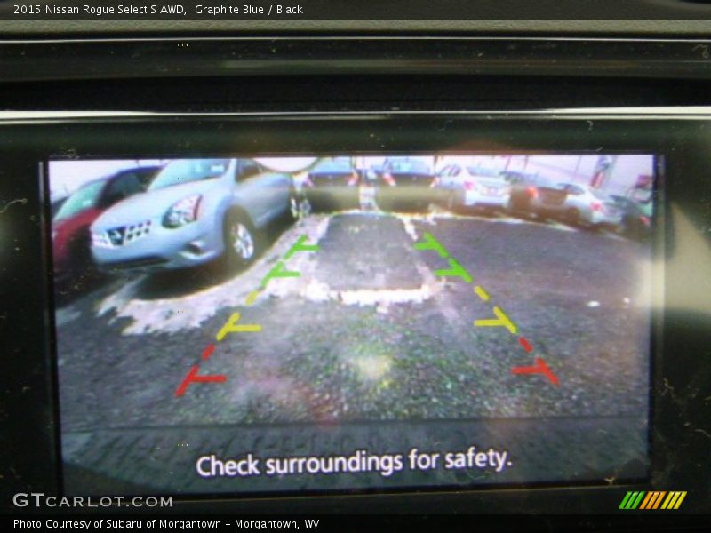 Graphite Blue / Black 2015 Nissan Rogue Select S AWD