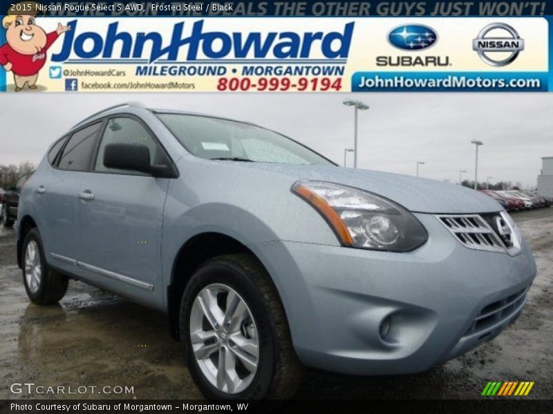 Frosted Steel / Black 2015 Nissan Rogue Select S AWD