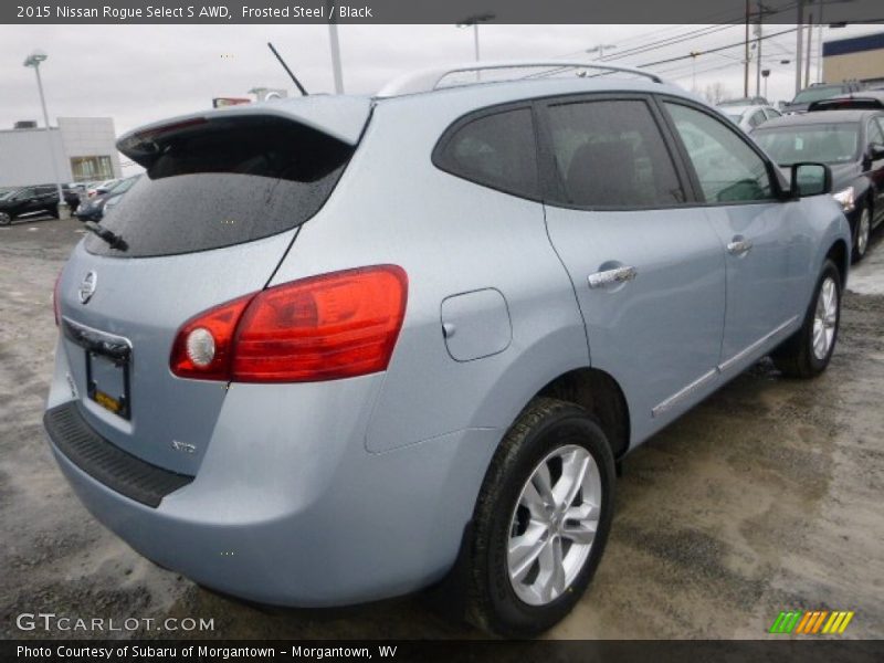 Frosted Steel / Black 2015 Nissan Rogue Select S AWD