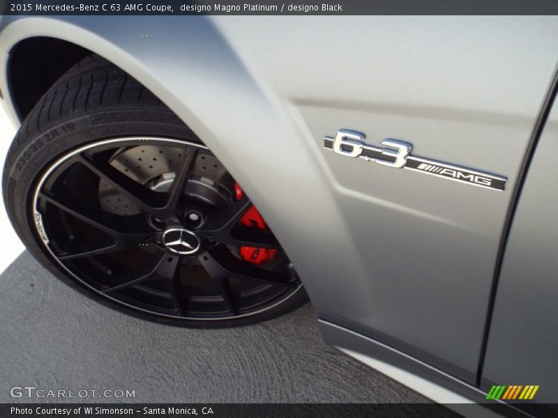 designo Magno Platinum / designo Black 2015 Mercedes-Benz C 63 AMG Coupe
