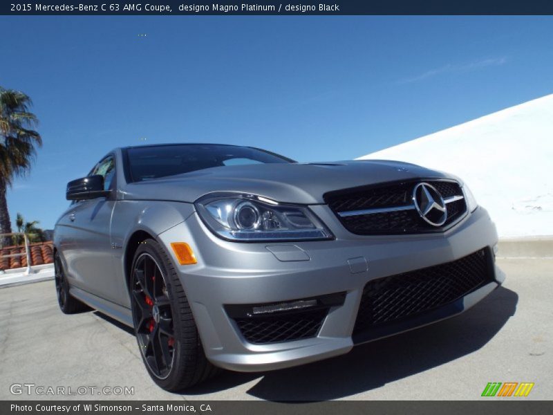 designo Magno Platinum / designo Black 2015 Mercedes-Benz C 63 AMG Coupe