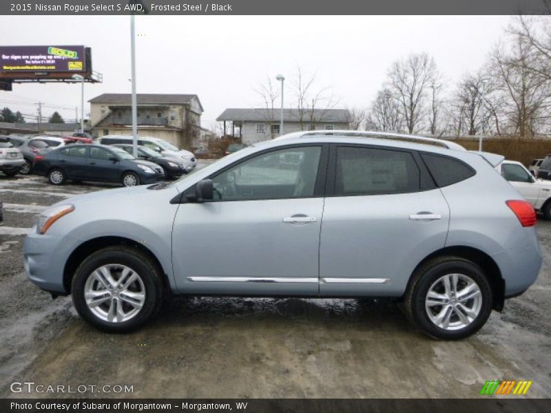 Frosted Steel / Black 2015 Nissan Rogue Select S AWD