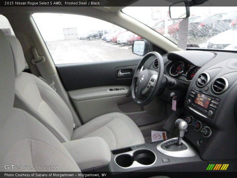 Frosted Steel / Black 2015 Nissan Rogue Select S AWD