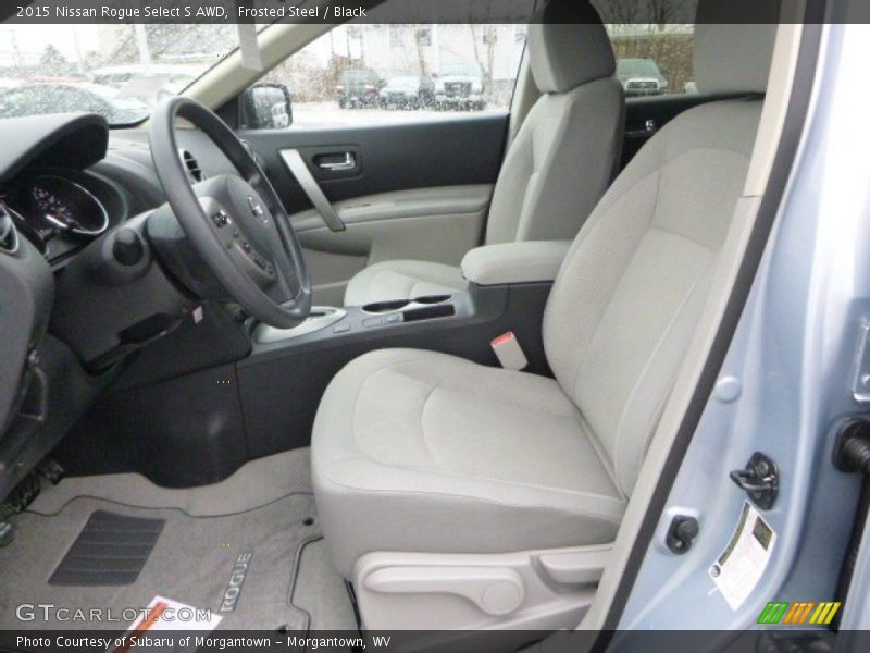 Frosted Steel / Black 2015 Nissan Rogue Select S AWD
