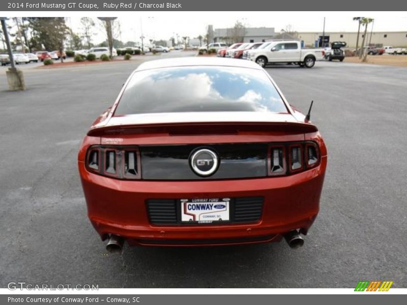Ruby Red / Charcoal Black 2014 Ford Mustang GT Coupe