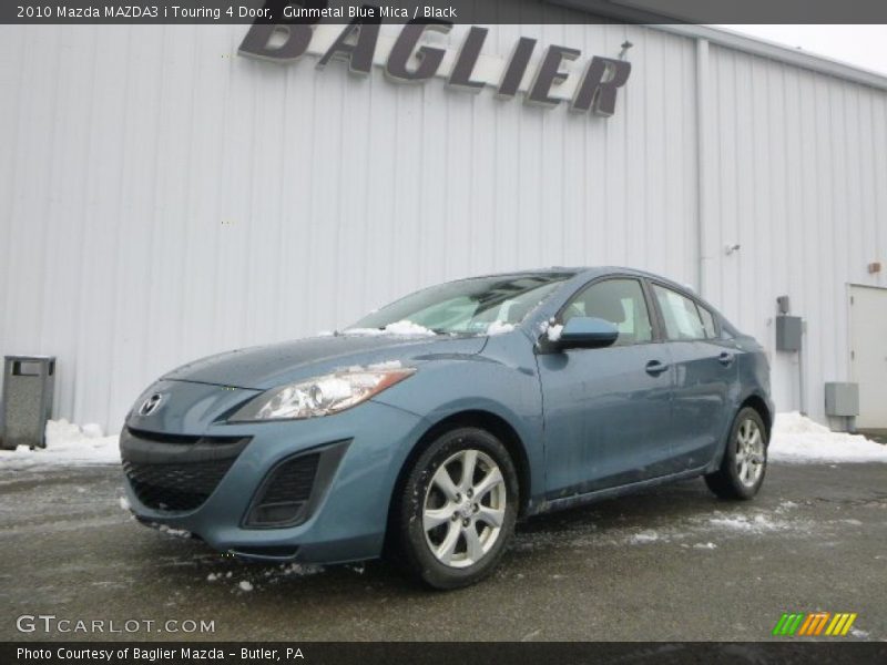 Gunmetal Blue Mica / Black 2010 Mazda MAZDA3 i Touring 4 Door
