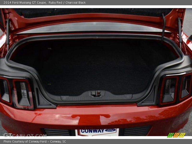Ruby Red / Charcoal Black 2014 Ford Mustang GT Coupe