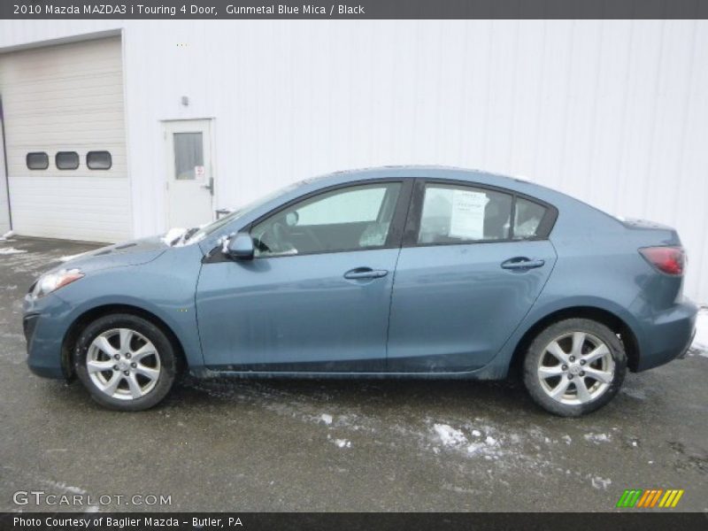 Gunmetal Blue Mica / Black 2010 Mazda MAZDA3 i Touring 4 Door