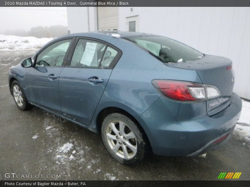 Gunmetal Blue Mica / Black 2010 Mazda MAZDA3 i Touring 4 Door
