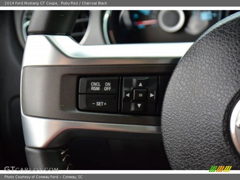 Ruby Red / Charcoal Black 2014 Ford Mustang GT Coupe