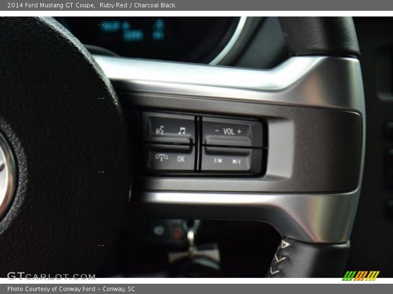 Ruby Red / Charcoal Black 2014 Ford Mustang GT Coupe