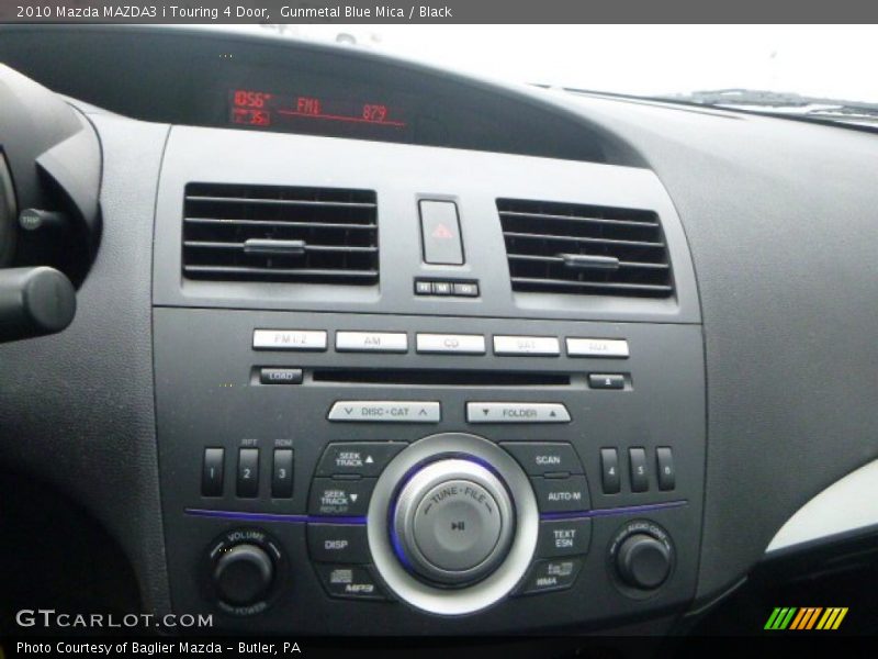 Gunmetal Blue Mica / Black 2010 Mazda MAZDA3 i Touring 4 Door