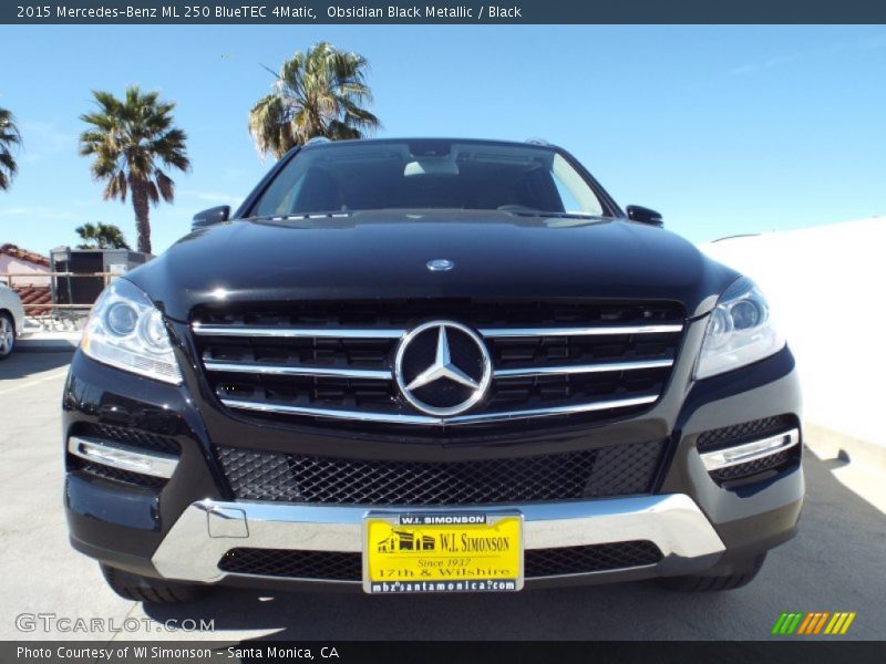 Obsidian Black Metallic / Black 2015 Mercedes-Benz ML 250 BlueTEC 4Matic