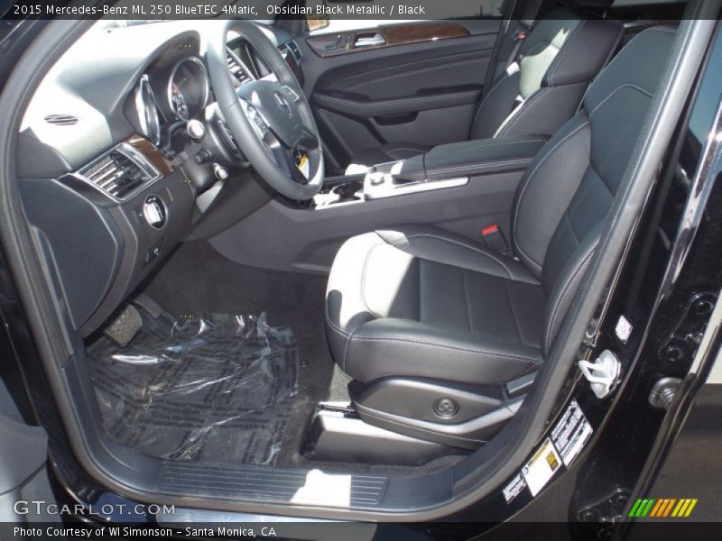 Obsidian Black Metallic / Black 2015 Mercedes-Benz ML 250 BlueTEC 4Matic