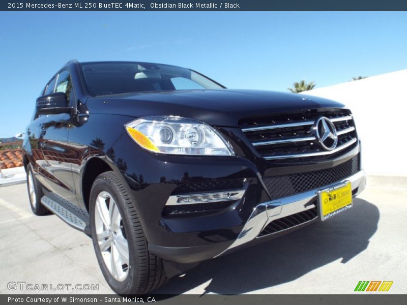Obsidian Black Metallic / Black 2015 Mercedes-Benz ML 250 BlueTEC 4Matic
