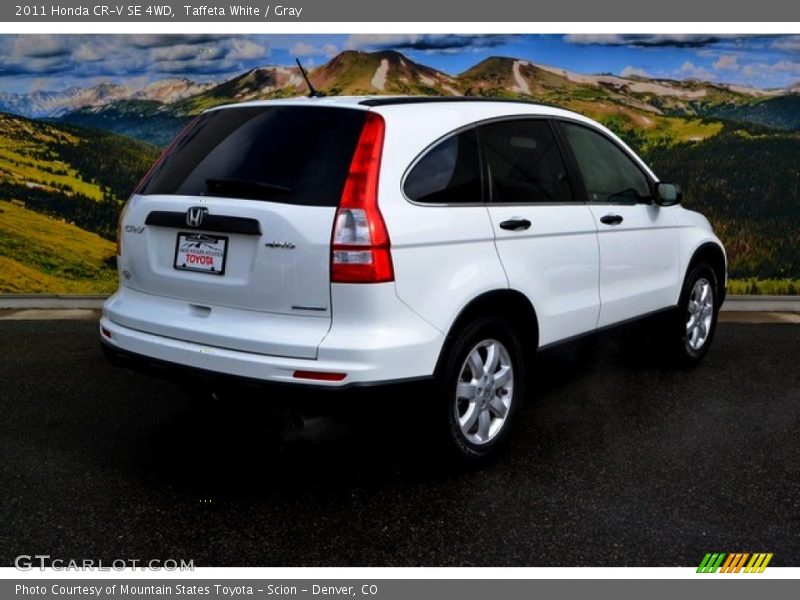 Taffeta White / Gray 2011 Honda CR-V SE 4WD