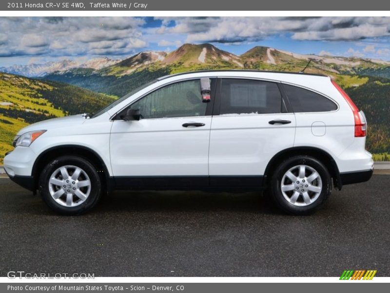 Taffeta White / Gray 2011 Honda CR-V SE 4WD