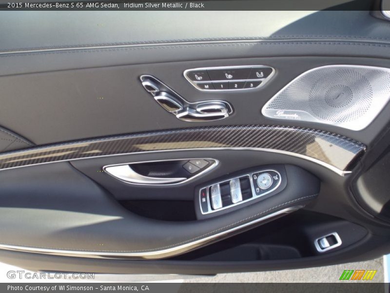 Iridium Silver Metallic / Black 2015 Mercedes-Benz S 65 AMG Sedan