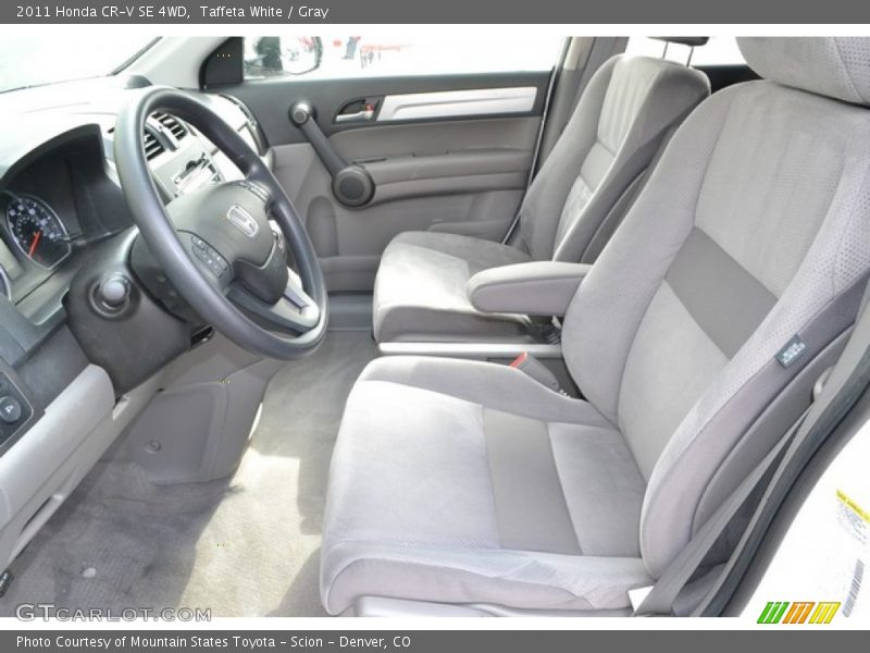 Taffeta White / Gray 2011 Honda CR-V SE 4WD