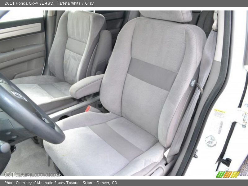 Taffeta White / Gray 2011 Honda CR-V SE 4WD