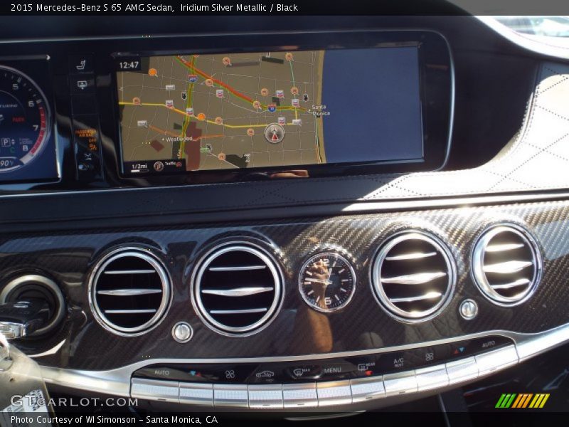 Iridium Silver Metallic / Black 2015 Mercedes-Benz S 65 AMG Sedan