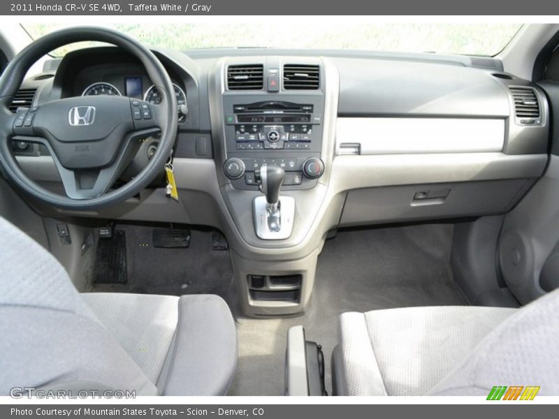 Taffeta White / Gray 2011 Honda CR-V SE 4WD