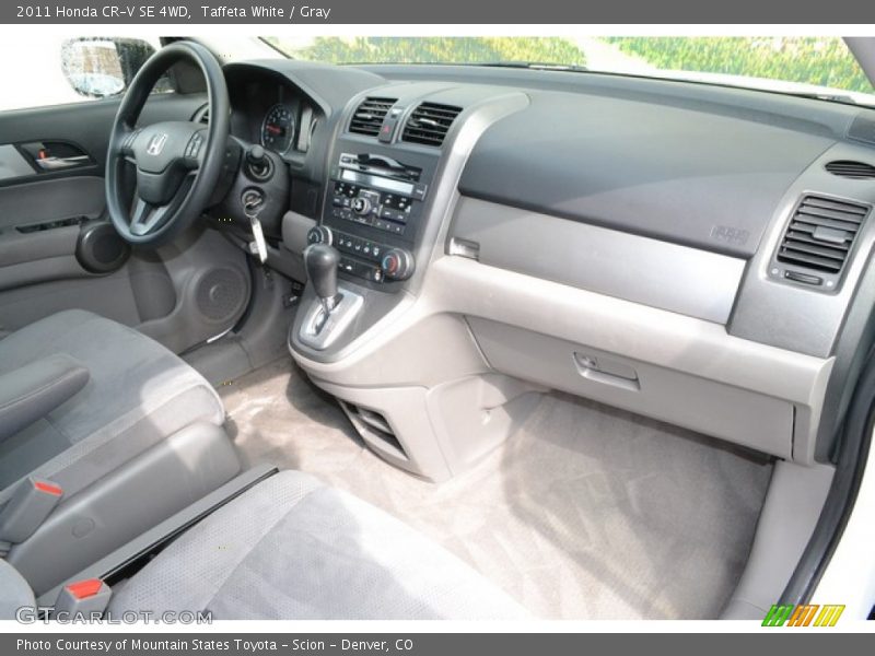 Taffeta White / Gray 2011 Honda CR-V SE 4WD