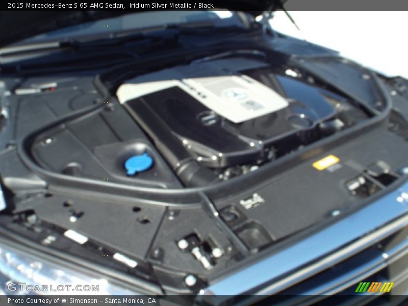 Iridium Silver Metallic / Black 2015 Mercedes-Benz S 65 AMG Sedan