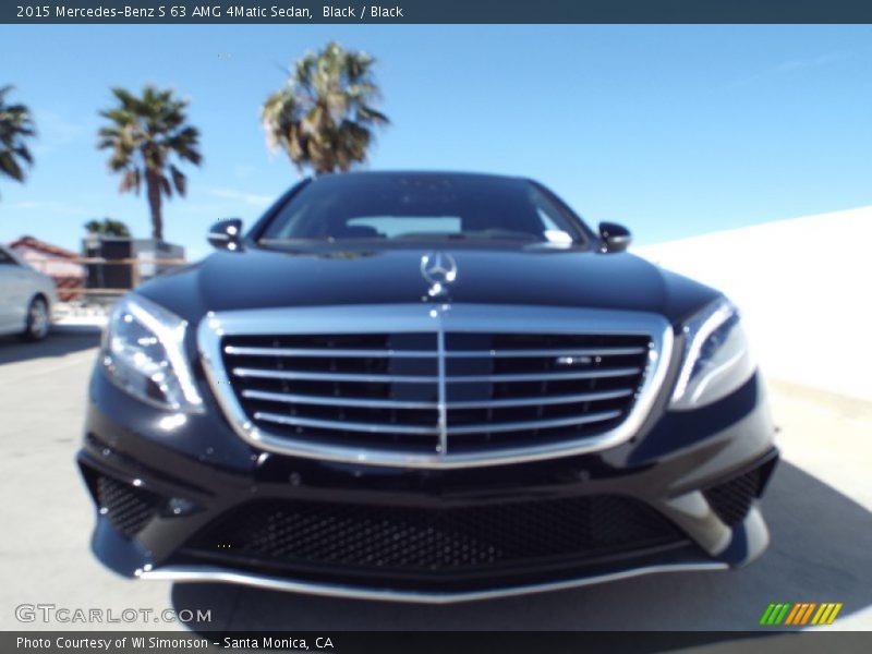Black / Black 2015 Mercedes-Benz S 63 AMG 4Matic Sedan