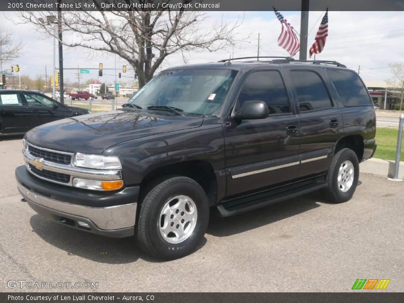 Dark Gray Metallic / Gray/Dark Charcoal 2005 Chevrolet Tahoe LS 4x4
