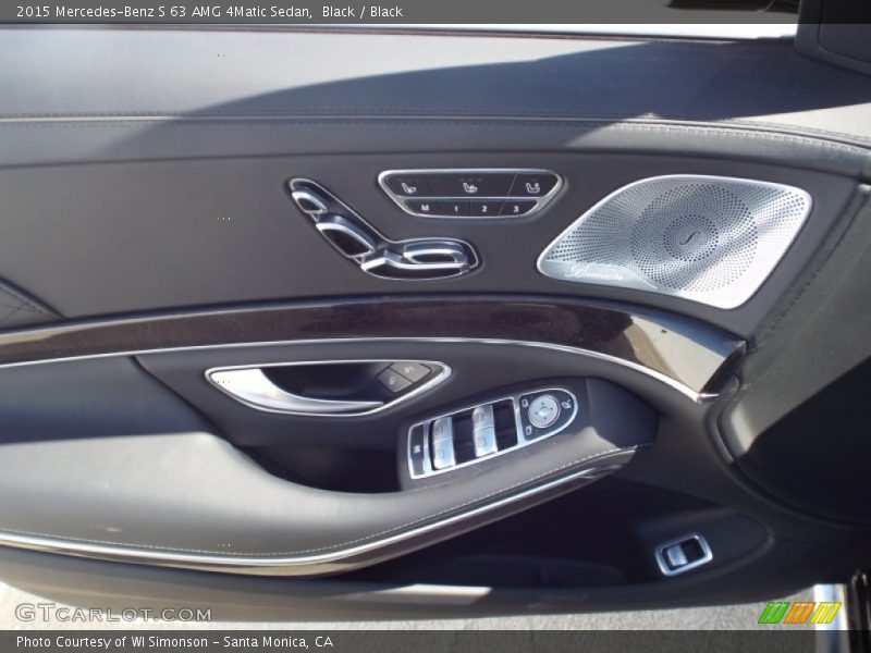 Black / Black 2015 Mercedes-Benz S 63 AMG 4Matic Sedan