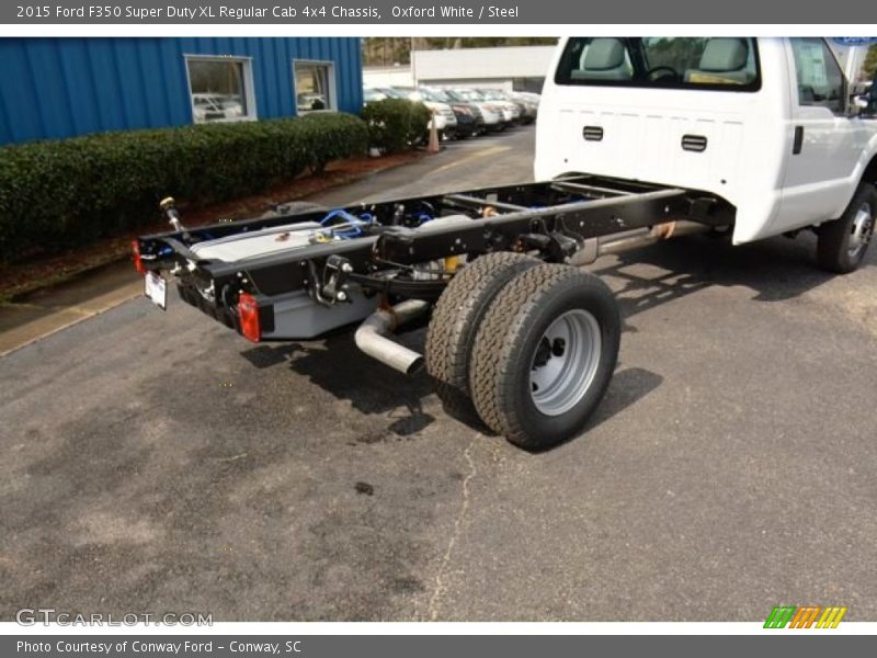 Oxford White / Steel 2015 Ford F350 Super Duty XL Regular Cab 4x4 Chassis