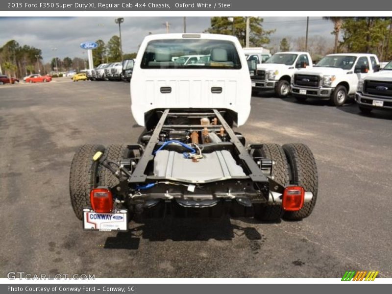 Oxford White / Steel 2015 Ford F350 Super Duty XL Regular Cab 4x4 Chassis
