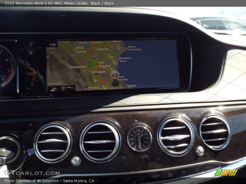 Black / Black 2015 Mercedes-Benz S 63 AMG 4Matic Sedan