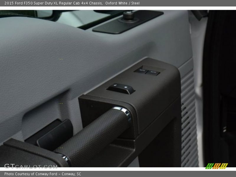 Oxford White / Steel 2015 Ford F350 Super Duty XL Regular Cab 4x4 Chassis