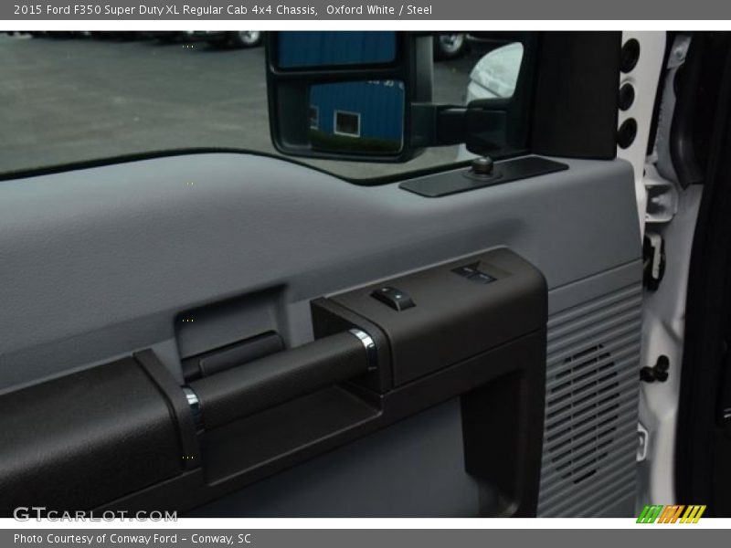 Oxford White / Steel 2015 Ford F350 Super Duty XL Regular Cab 4x4 Chassis