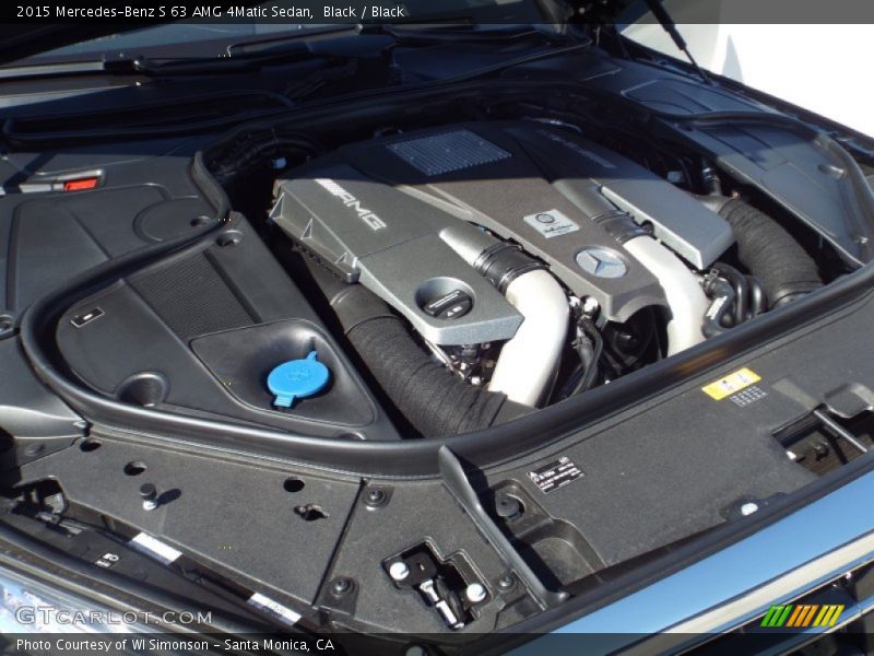 Black / Black 2015 Mercedes-Benz S 63 AMG 4Matic Sedan