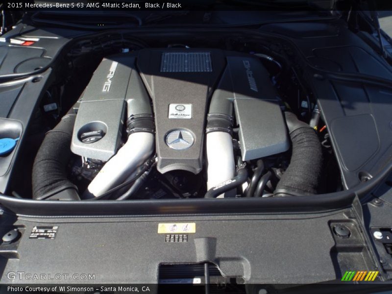 Black / Black 2015 Mercedes-Benz S 63 AMG 4Matic Sedan