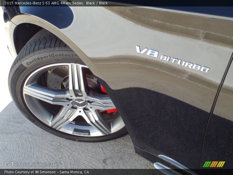 Black / Black 2015 Mercedes-Benz S 63 AMG 4Matic Sedan